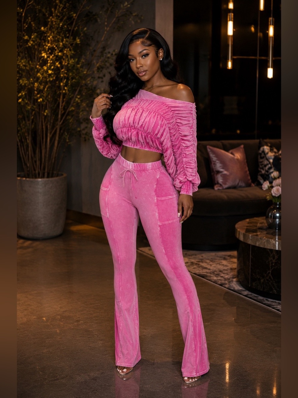 The Pink Paradise Baddie Set